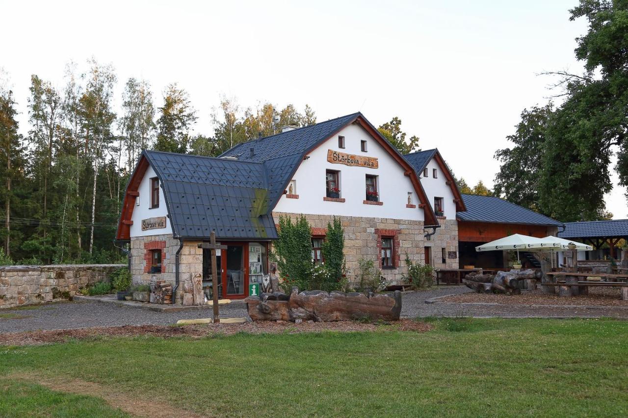 Penzion Sterbova Vila Otel Bílá Třemešná Dış mekan fotoğraf